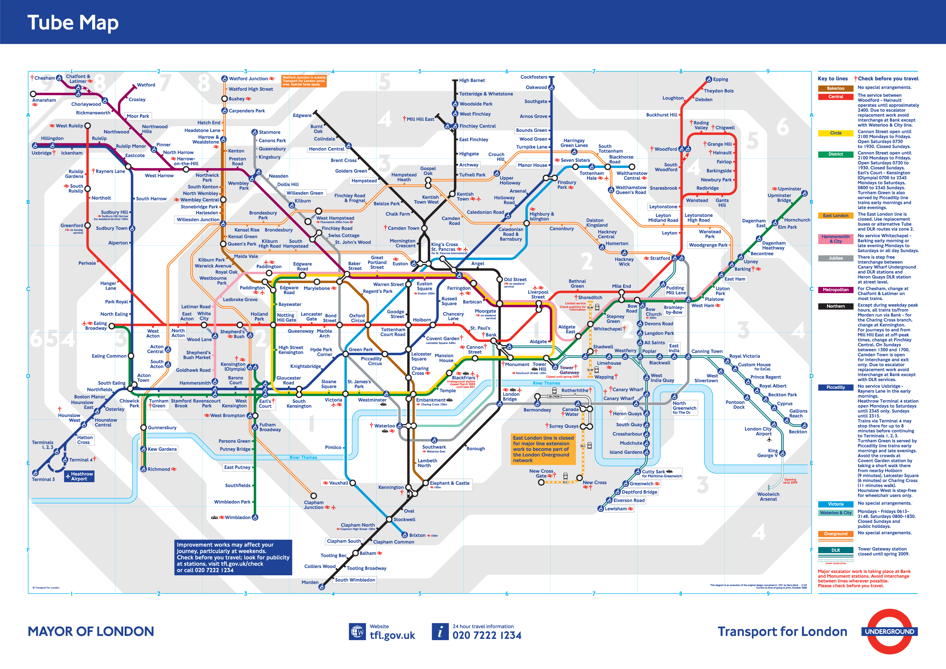 노선도 런던 지하철 영국 지하철